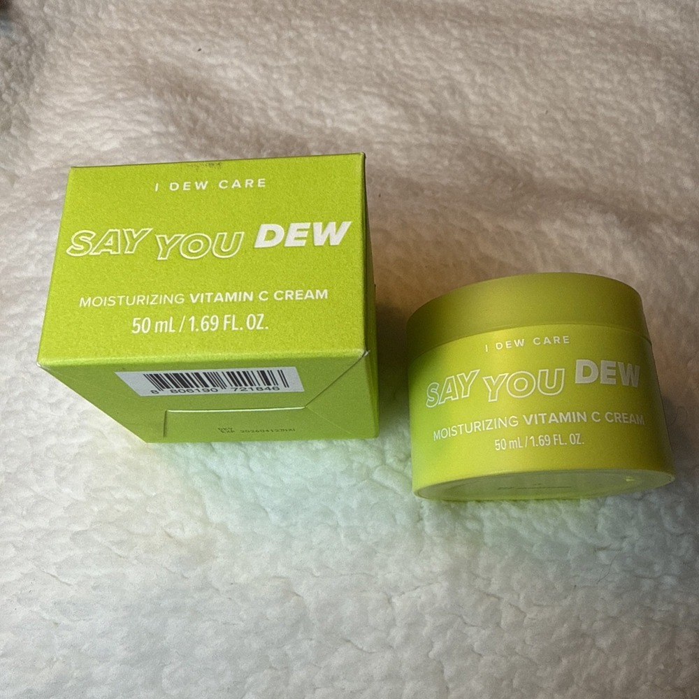 SAY YOU DEW - I DEW CARE KOREAN SKIN MOISTURIZING VITAMIN C CREAM NIB 1.69OZ